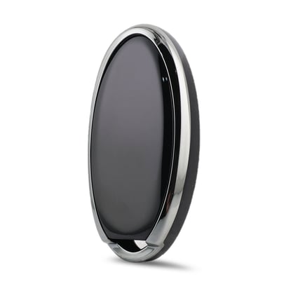 New-Aftermarket-Nano-High-Quality-Cover-For-Nissan-Remote-Key-3-Button-Black-Color-Silver-Frame-NS-A11Y3A---Emirates-Keys