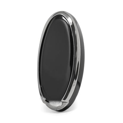 New-Aftermarket-Nano-High-Quality-Cover-For-Nissan-Remote-Key-3-Button-Black-Color-Silver-Frame-NS-A11Y3B---Emirates-Keys