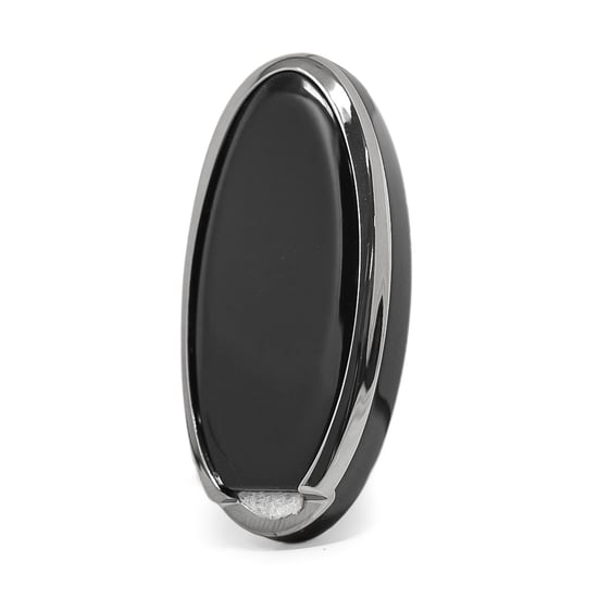 New-Aftermarket-Nano-High-Quality-Cover-For-Nissan-Remote-Key-3-Button-Black-Color-Silver-Frame-NS-A11Y3B---Emirates-Keys
