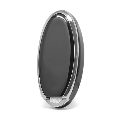 New-Aftermarket-Nano-High-Quality-Cover-For-Nissan-Remote-Key-4-Button-Black-Color-Silver-Frame-NS-A11Y4A---Emirates-Keys