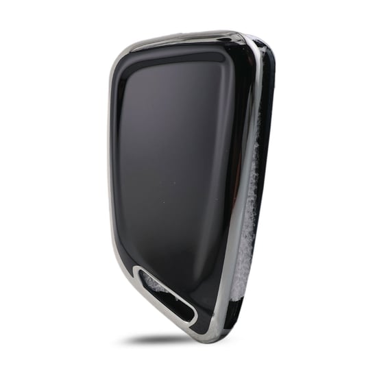 New-Aftermarket-Nano-High-Quality-Cover-For-Xhorse-Remote-Key-3-Button-Black-Color-Silver-Frame-XH-A11Y---Emirates-Keys