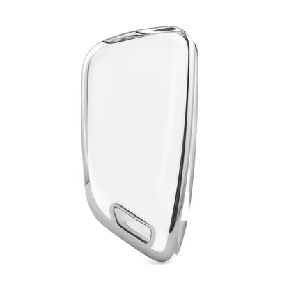 New-Aftermarket-Nano-High-Quality-Cover-For-Xhorse-Remote-Key-3-Button-White-Color-Silver-Frame-XH-A11Y---Emirates-Keys