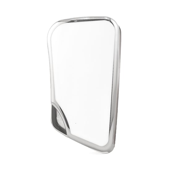 New-Aftermarket-Nano-High-Quality-Cover-For-Xhorse-Remote-Key-3-Button-White-Color-Silver-Frame-XH-C11Y---Emirates-Keys