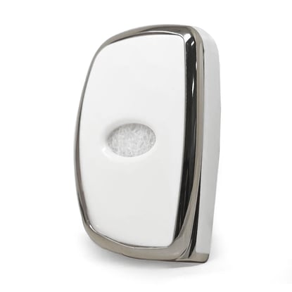 New-Aftermarket-Nano-High-Quality-Cover-For-Hyundai-Remote-Key-3-Button-White-Color-Silver-Frame-HY-A11Y3B---Emirates-Keys