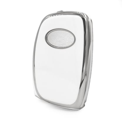 New-Aftermarket-Nano-High-Quality-Cover-For-Hyundai-Remote-Key-3-Button-White-Color-Silver-Frame-HY-B11Y3A---Emirates-Keys