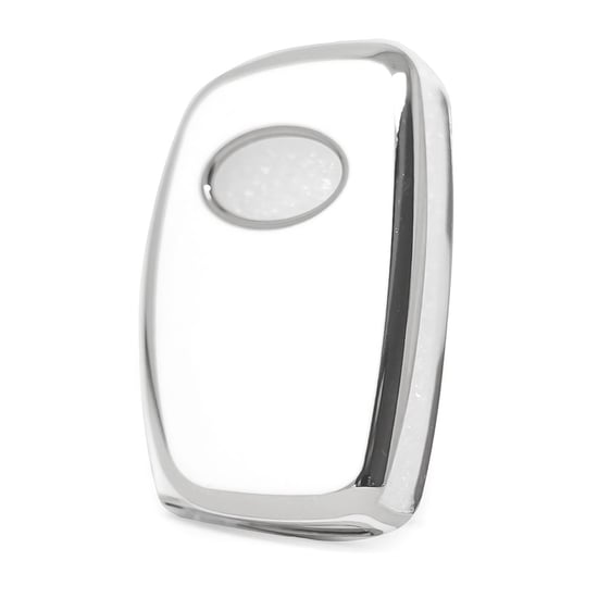 New-Aftermarket-Nano-High-Quality-Cover-For-Hyundai-Remote-Key-3-Button-White-Color-Silver-Frame-HY-B11Y3B---Emirates-Keys