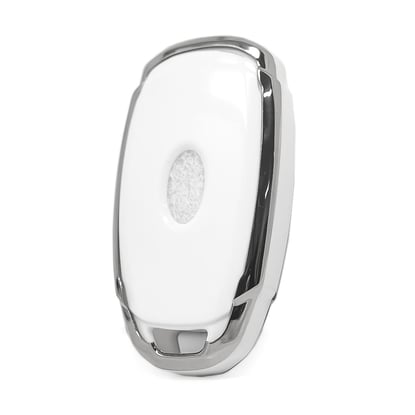 New-Aftermarket-Nano-High-Quality-Cover-For-Hyundai-Remote-Key-3-Button-White-Color-Silver-Frame-HY-D11Y3---Emirates-Keys