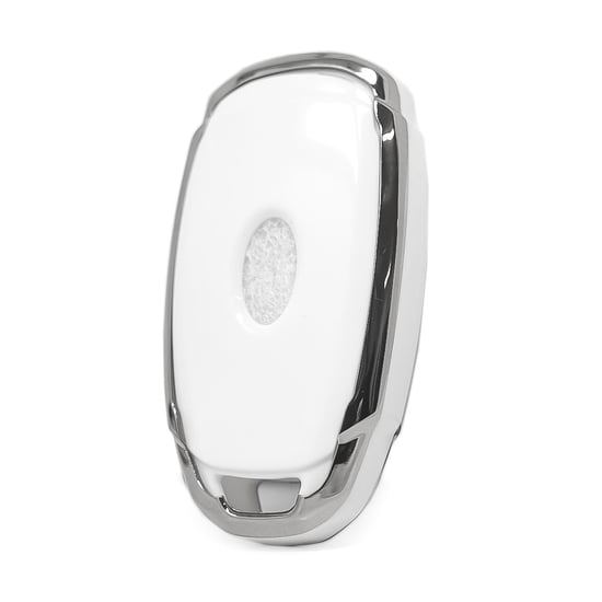 New-Aftermarket-Nano-High-Quality-Cover-For-Hyundai-Remote-Key-3-Button-White-Color-Silver-Frame-HY-D11Y3---Emirates-Keys