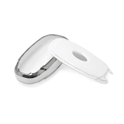 New-Aftermarket-Nano-High-Quality-Cover-For-Hyundai-Remote-Key-3-Button-White-Color-Silver-Frame-HY-D11Y3---Emirates-Keys