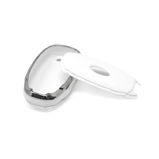 New-Aftermarket-Nano-High-Quality-Cover-For-Hyundai-Remote-Key-5-Button-White-Color-Silver-Frame-HY-D11Y5---Emirates-Keys