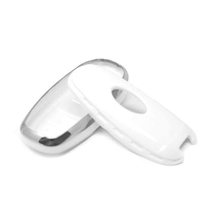 New-Aftermarket-Nano-High-Quality-Cover-For-Hyundai-Remote-Key-4-Button-White-Color-Silver-Frame-HY-H11Y4A---Emirates-Keys