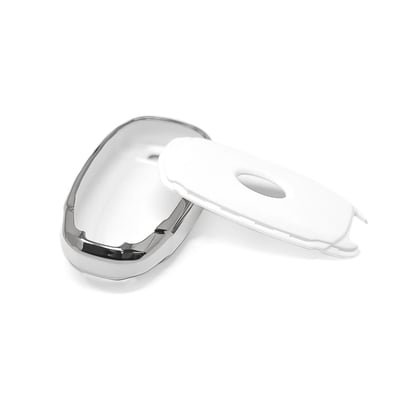 New-Aftermarket-Nano-High-Quality-Cover-For-Hyundai-Remote-Key-4-Button-White-Color-Silver-Frame-HY-D11Y4B---Emirates-Keys