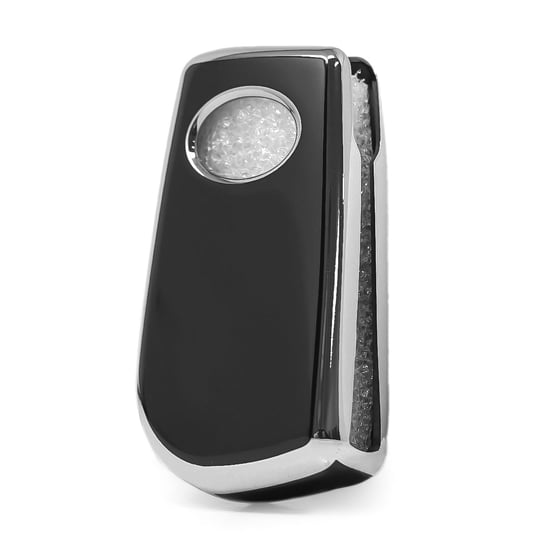 New-Aftermarket-Nano-High-Quality-Cover-For-Toyota-Remote-Key-4-Button-Black-Color-Silver-Frame-TYT-C11Y4---Emirates-Keys