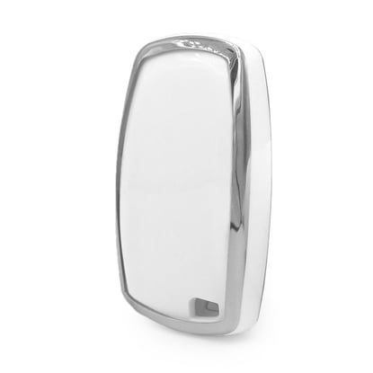 New-Aftermarket-Nano-High-Quality-Cover-For-BMW-Remote-Key-4-Button-White-Color-Silver-Frame-BMW-A11Y---Emirates-Keys
