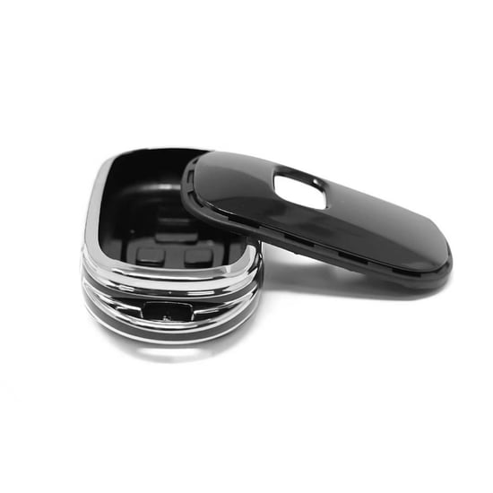 New-Aftermarket-Nano-High-Quality-Cover-For-Honda-Remote-Key-3-Button-Black-Color-Silver-Frame-HD-G11Y3A---Emirates-Keys