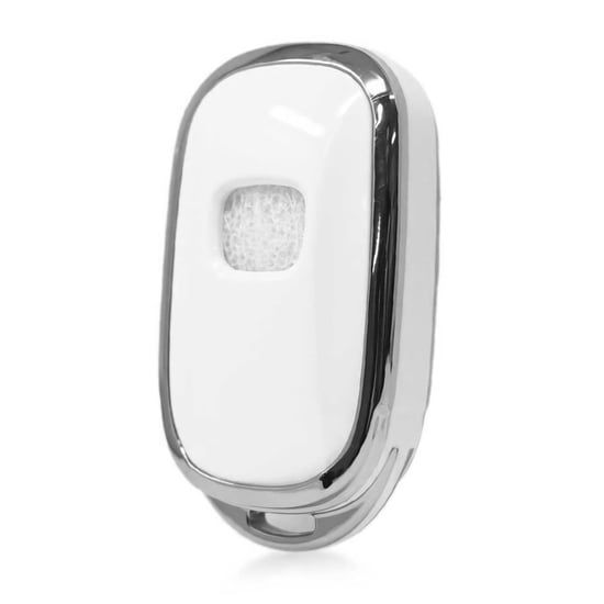 New-Aftermarket-Nano-High-Quality-Cover-For-Honda-Remote-Key-3-Button-White-Color-Silver-Frame-HD-G11Y3A---Emirates-Keys