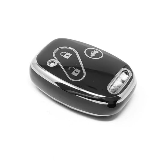 New-Aftermarket-Nano-High-Quality-Cover-For-Honda-Remote-Key-3-Button-Black-Color-Silver-Frame-HD-J11Y3A---Emirates-Keys