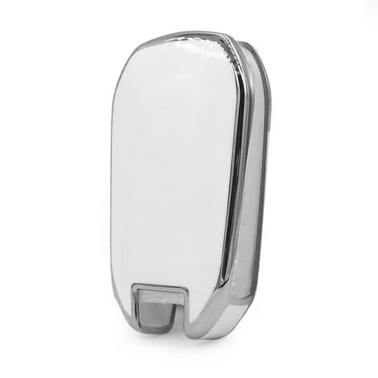 New-Aftermarket-Nano-High-Quality-Cover-For-Peugeot-Remote-Key-3-Button-White-Color-Silver-Frame-PG-C11Y---Emirates-Keys