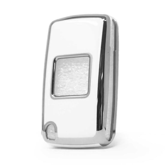 New-Aftermarket-Nano-High-Quality-Cover-For-Peugeot-Remote-Key-2-Button-White-Color-Silver-Frame-PG-D11Y2---Emirates-Keys
