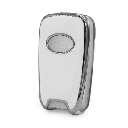 New-Aftermarket-Nano-High-Quality-Cover-For-Hyundai-Remote-Key-3-Button-White-Color-Silver-Frame-HY-C11Y3---Emirates-Keys