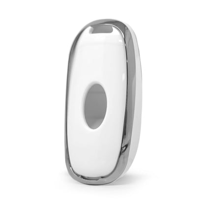 New-Aftermarket-Nano-High-Quality-Cover-For-Hyundai-Remote-Key-4-Button-White-Color-Silver-Frame-HY-H11Y4B---Emirates-Keys