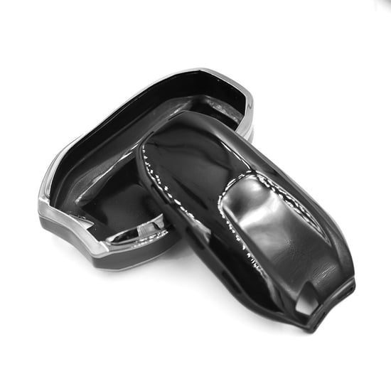New-Aftermarket-Nano-High-Quality-Cover-For-Peugeot-Remote-Key-3-Button-Black-Color-Silver-Frame-PG-A11Y---Emirates-Keys