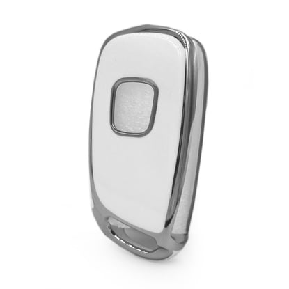 New-Aftermarket-Nano-High-Quality-Cover-For-Peugeot-Remote-Key-3-Button-White-Color-Silver-Frame-PG-B11Y---Emirates-Keys
