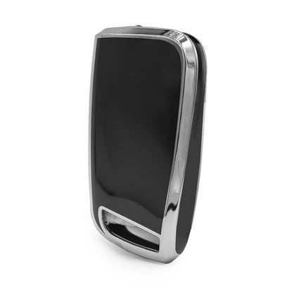 New-Aftermarket-Nano-High-Quality-Cover-For-VW-Remote-Key-3-Button-Black-Color-Silver-Frame-VW-B11Y3---Emirates-Keys