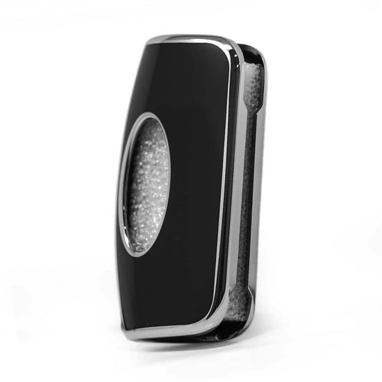 New-Aftermarket-Nano-High-Quality-Cover-For-Ford-Remote-Key-3-Button-Black-Color-Silver-Frame-Ford-G11Y---Emirates-Keys