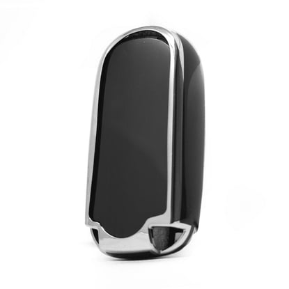 New-Aftermarket-Nano-High-Quality-Cover-For-Jeep-Remote-Key-3-Button-Black-Color-Silver-Frame-Jeep-B11Y3---Emirates-Keys