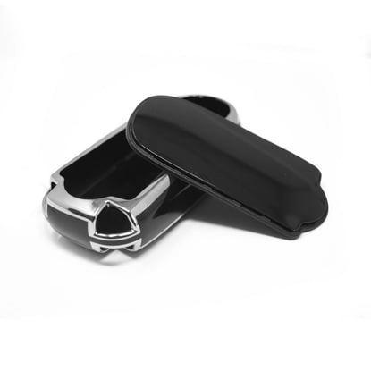 New-Aftermarket-Nano-High-Quality-Cover-For-Jeep-Remote-Key-3-Button-Black-Color-Silver-Frame-Jeep-B11Y3---Emirates-Keys