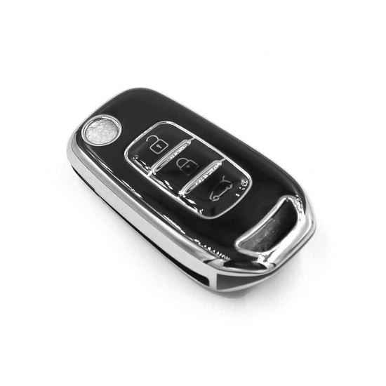 New-Aftermarket-Nano-High-Quality-Cover-For-Renault-Remote-Key-3-Button-Black-Color-Silver-Frame-RN-B11Y---Emirates-Keys