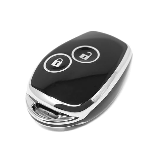 New-Aftermarket-Nano-High-Quality-Cover-For-Renault-Remote-Key-2-Button-Black-Color-Silver-Frame-RN-D11Y2---Emirates-Keys
