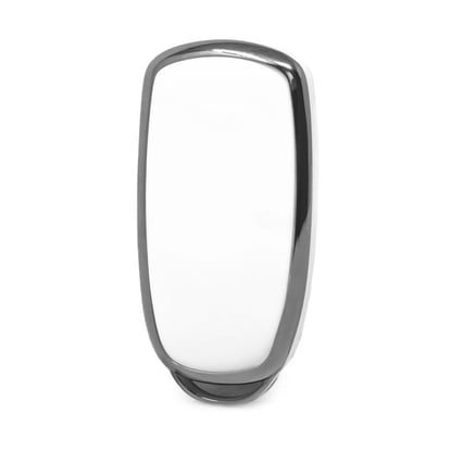 New-Aftermarket-Nano-High-Quality-Cover-For-Chery-Remote-Key-4-Button-White-Color-Silver-Frame-CR-C11Y---Emirates-Keys