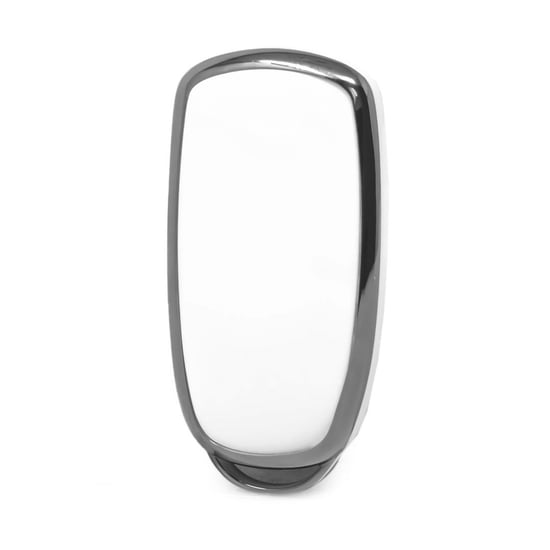 New-Aftermarket-Nano-High-Quality-Cover-For-Chery-Remote-Key-4-Button-White-Color-Silver-Frame-CR-C11Y---Emirates-Keys