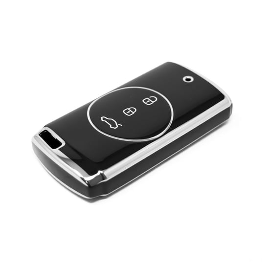 New-Aftermarket-Nano-High-Quality-Cover-For-Chery-Remote-Key-3-Button-Black-Color-Silver-Frame-CR-E11Y---Emirates-Keys