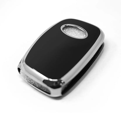 New-Aftermarket-Nano-High-Quality-Cover-For-Hyundai-Remote-Key-3-Button-Black-Color-Silver-Frame-HY-F11Y3A---Emirates-Keys