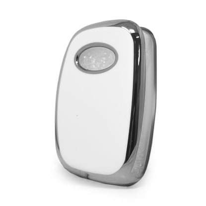 New-Aftermarket-Nano-High-Quality-Cover-For-Hyundai-Remote-Key-3-Button-White-Color-Silver-Frame-HY-F11Y3A---Emirates-Keys