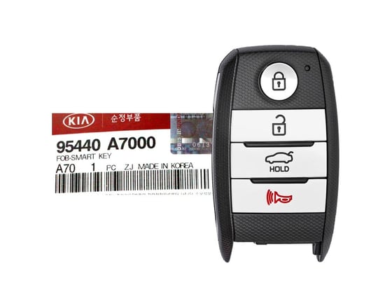 NEW-Kia-K3-2013-2014-Genuine-OEM-Smart-Key-Remote-4-Buttons-433MHz-DST128-Transponder-95440-A7000-FCC-ID:-PEK-FD00030---Emirates-Keys