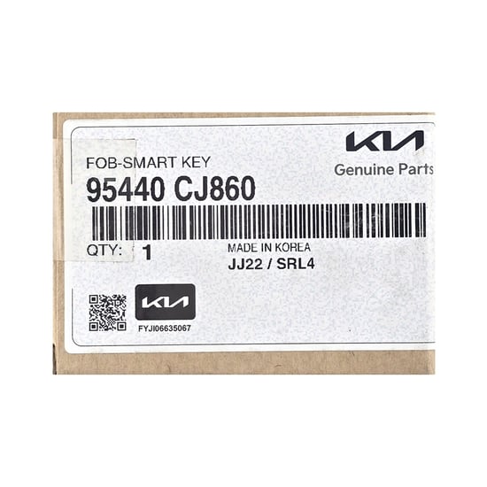 New-KIA-Sportage-2023-Genuine---OEM-Smart-Remote-Key-6-Buttons-433MHz-OEM-Part-Number:-95440-CJ860,-95440CJ860----Emirates-Keys