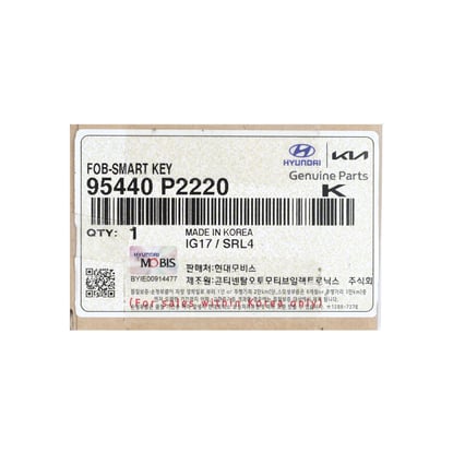 New-Kia-Sorento-Genuine---OEM-Smart-Remote-Key-6+1-Buttons-433MHz-OEM-Part-Number:-95440-P2220-,-95440P2220---Emirates-Keys