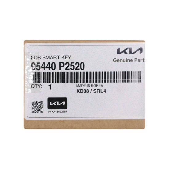 New-Kia-Sorento-2024-Genuine---OEM-Smart-Remote-Key-6-Buttons-433MHz-OEM-Part-Number:-95440-P2520,-95440P2520---Emirates-Keys