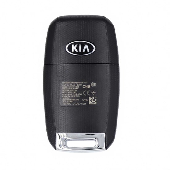 Used-KIA-Seltos-2021-Orginal-Flip-Remote-Key-3-Buttons-433MHz-OEM-Part-Number:-95430-Q6000,-95430Q6000---FCC-ID:-SYEC3TX1908---Emirates-Keys
