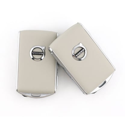 New-Volvo-Genuine---OEM-Smart-Remote-Key-4-Buttons-434MHz-OEM-Part-Number:-31652142---White-Gray-Color-(Pack-of-2)---Emirates-Keys