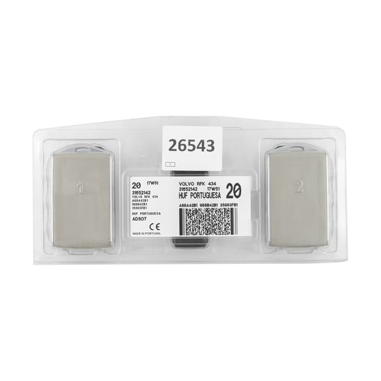 New-Volvo-Genuine---OEM-Smart-Remote-Key-4-Buttons-434MHz-OEM-Part-Number:-31652142---White-Gray-Color-(Pack-of-2)---Emirates-Keys