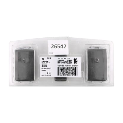 New-Volvo-Genuine---OEM-Smart-Remote-Key-4-Buttons-434MHz-OEM-Part-Number:-31419894---Black-Color-(Pack-of-2)---Emirates-Keys