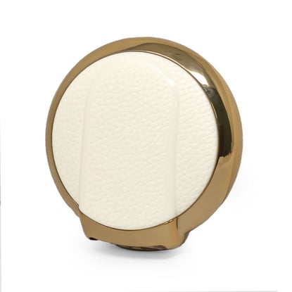 New-Aftermarket-Nano-High-Quality-Gold-Leather-Cover-For-Mini-Cooper-Remote-Key-4-Buttons-White-Color-BMW-C13J4---Emirates-Keys