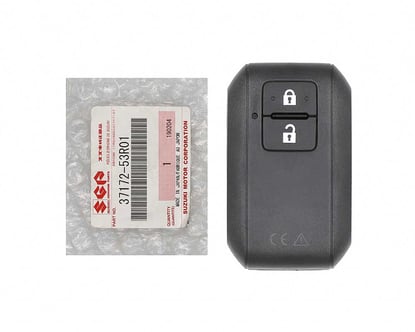 NEW-Suzuki-Baleno-2020-Genuine-OEM-Smart-Remote-Key-2-Buttons-433MHz-Manufacturer-Part-Number:-37172-53R01---37172-53R02---Emirates-Keys