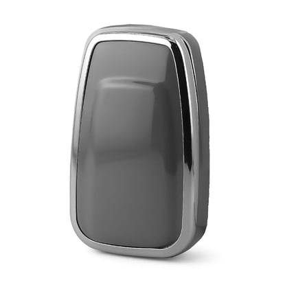 New-Aftermarket-Nano-High-Quality-Cover-For-Toyota-Remote-Key-4-Button-Dark-Gray-Color-Silver-Frame-TYT-B11Y4---Emirates-Keys