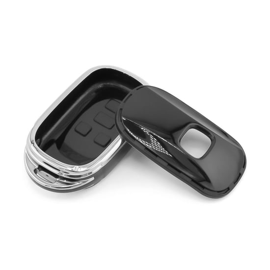 New-Aftermarket-Nano-High-Quality-Cover-For-Honda-Remote-Key-3-Button-Black-Color-Silver-Frame-HD-G11Y3B---Emirates-Keys